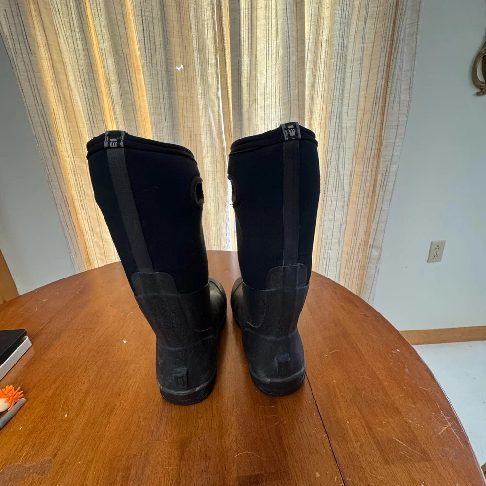 Black Bogs ultra high Waterproof Boots Neo Tech size US 9 - Picture 3 of 7